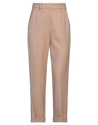 PESERICO Pantalon Camel 97% Laine vierge, 3% Élasthanne