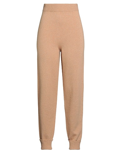 TWINSET Casual trouser Camel 77% Wool, 13% Cashmere, 10% Polyester