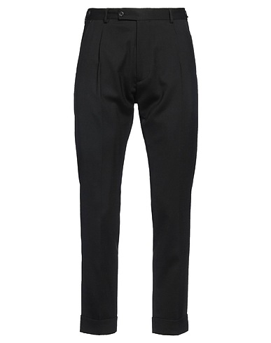 MESSAGERIE Pantalone PATRIZIO PISCAGLIA Nero 48% Poliestere, 29% Viscosa, 20% Lana, 3% Elastan