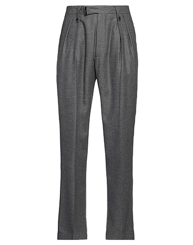 MESSAGERIE Casual pants PATRIZIO PISCAGLIA Grey 62% Virgin Wool, 19% Acrylic, 16% Nylon, 3% Cashmere