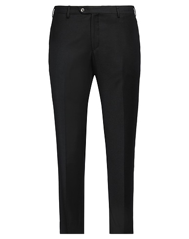 BRIGLIA 1949 Casual pants Black 90% Virgin Wool, 10% Cashmere