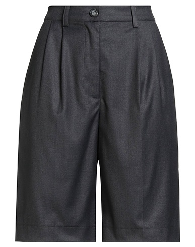 FORTE DEI MARMI COUTURE Shorts & Bermuda Charcoal 65% Polyester, 35% Rayon, Elastane