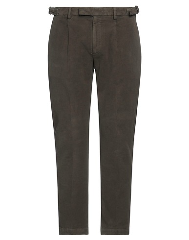 MESSAGERIE Casual trouser PATRIZIO PISCAGLIA Military green 98% Cotton, 2% Elastane