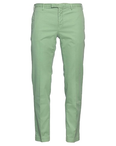 PT Torino Casual trouser Light green 97% Cotton, 3% Elastane