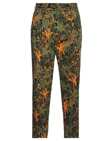 PT Torino Casual trouser Dark green 100% Cotton