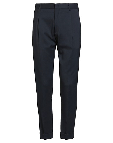BE ABLE Casual pants Midnight blue 54% Virgin Wool, 45% Polyester, 1% Elastane