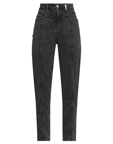 HIGH Denim trousers Black 98% Cotton, 2% Elastane