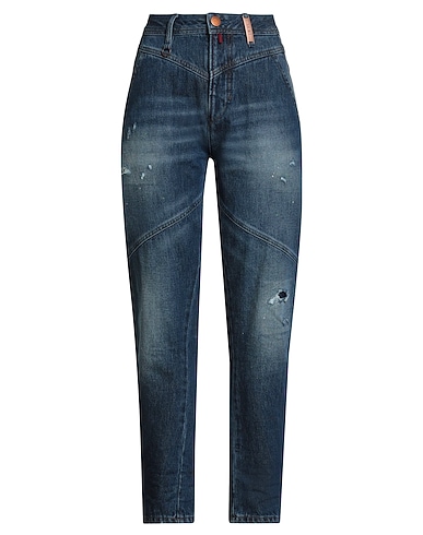 HIGH Denim pants Blue 100% Cotton