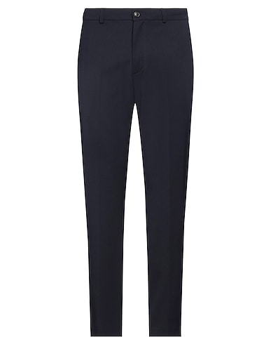 GRIFONI Casual trouser Midnight blue 53% Polyester, 43% Virgin Wool, 4% Elastane