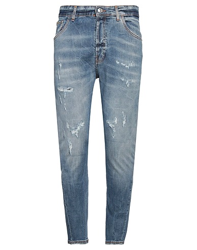 YES LONDON Pantaloni jeans Blu 98% Cotone, 2% Elastan