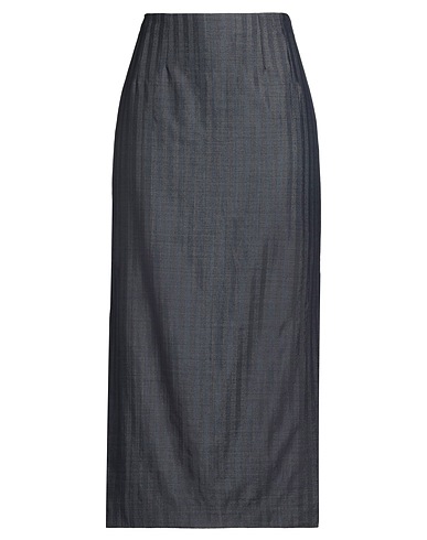 ETRO Gonna midi Blu notte 81% Lana, 19% Viscosa, Poliestere