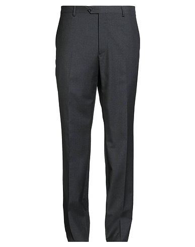 LARDINI Casual trouser Charcoal 100% Wool