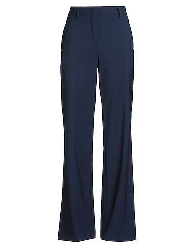 MSGM Casual trouser Navy blue 96% Virgin Wool, 4% Elastane