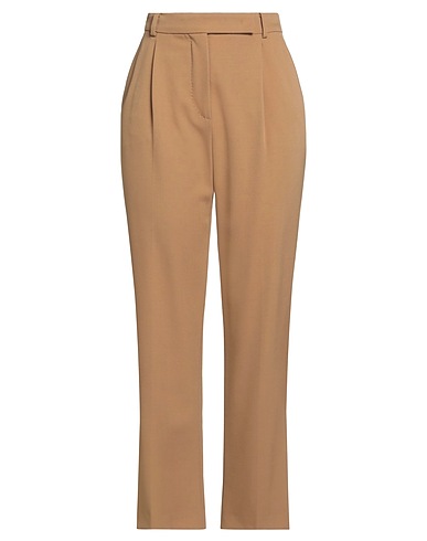 MAX MARA Pantalone Cammello 98% Lana Vergine, 2% Elastan