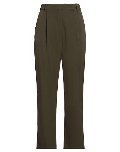 MAX MARA Pantalone Verde militare 98% Lana Vergine, 2% Elastan