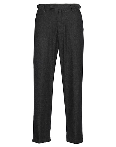 MESSAGERIE Casual trouser Charcoal 35% Wool, 35% Polyester, 30% Cotton
