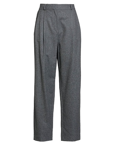 TOTEME Casual trouser Grey 70% Wool, 25% Polyamide, 5% Other Fibres