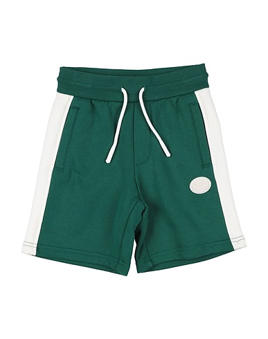 EMPORIO ARMANI Shorts & Bermuda Verde smeraldo 100% Cotone, Elastan