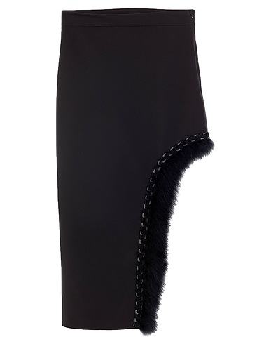 FORTE DEI MARMI COUTURE Mini skirt Black 100% Polyester