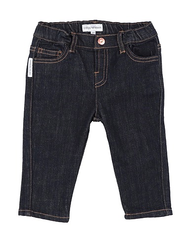 EMPORIO ARMANI Denim trousers Blue 95% Cotton, 4% Polyester, 1% Elastane