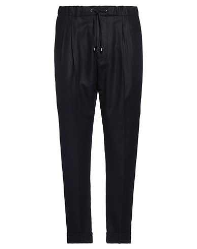 MESSAGERIE Casual pants PATRIZIO PISCAGLIA Navy 62% Virgin Wool, 19% Acrylic, 16% Polyamide, 3% Cashmere