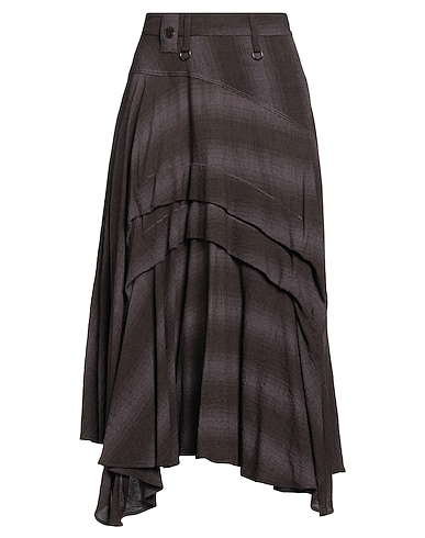 HIGH Jupe mi-longue USE 72% Rayonne, 22% Coton, 6% Laine vierge