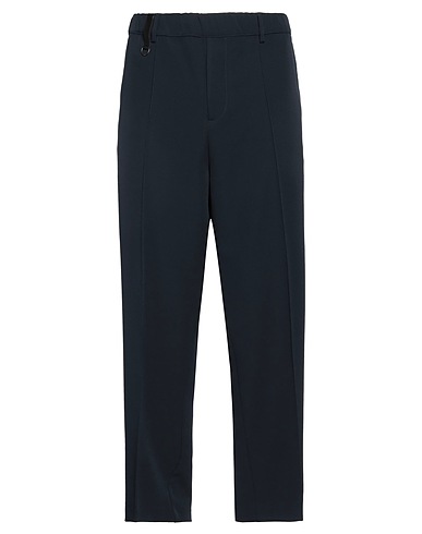 MESSAGERIE Casual trouser PATRIZIO PISCAGLIA Navy blue 48% Polyester, 29% Viscose, 20% Wool, 3% Elastane