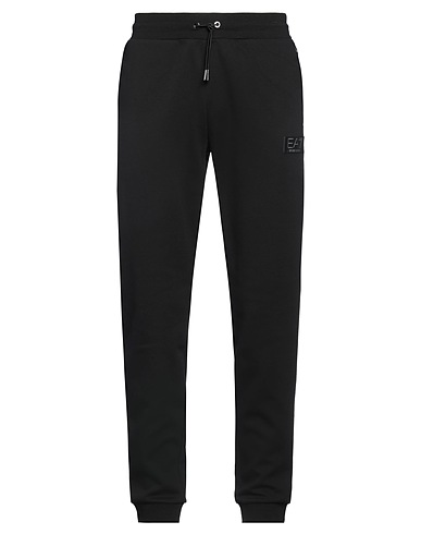 EA7 Casual pants Black 62% Polyester, 38% Cotton