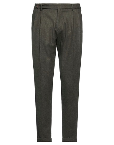 MESSAGERIE Hosen LUXE FABRICS Militärgrün 65% Wolle, 35% Polyester