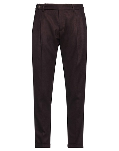 MESSAGERIE Pantalone LUXE FABRICS Bordeaux 65% Lana, 35% Poliestere