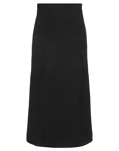 I HEART Midi skirt Black 53% Polyacrylic, 32% Wool, 13% Polyamide, 2% Polyester