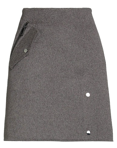 P.A.R.O.S.H. Mini skirt Taupe 100% Wool