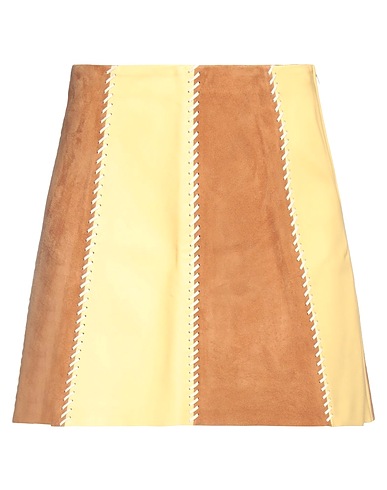 MARNI Mini skirt Yellow Leather