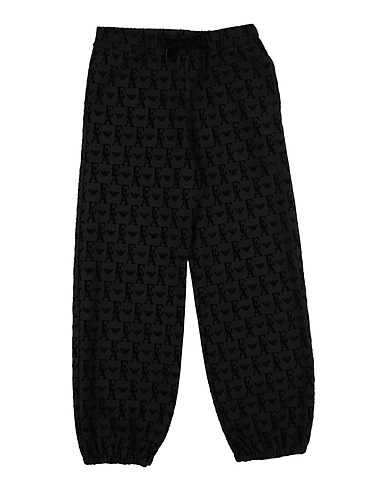 EMPORIO ARMANI Casual pants Black 75% Cotton, 20% Polyester, 5% Elastane