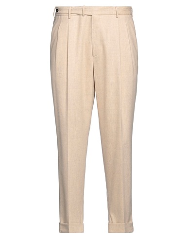 PT Torino Pantalone Beige 90% Lana Vergine, 8% Cachemire, 2% Elastan