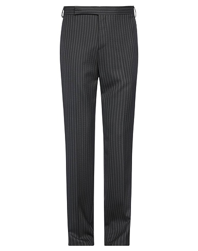 LARDINI Casual trouser Black 100% Wool
