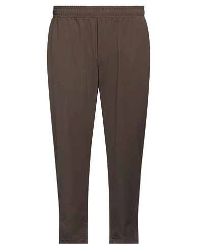 YES LONDON Casual pants Khaki 54% Virgin Wool, 45% Polyester, 1% Elastane