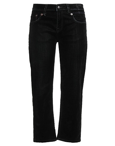 R13 Pantalone Nero 93% Cotone, 6% Viscosa, 1% Elastan