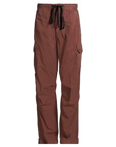 GARMENT WORKSHOP Casual trouser Chocolate brown 100% Cotton