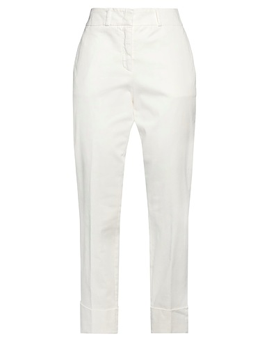 PESERICO Pantalone Avorio 98% Cotone, 2% Elastan