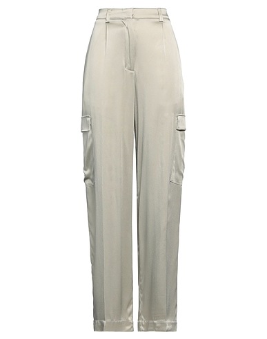 I HEART Casual pants Sage green 64% Acetate, 36% Viscose