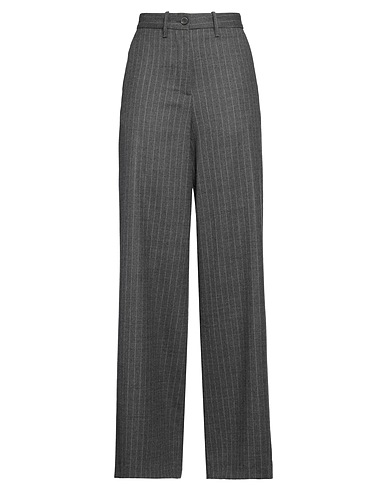 NINE IN THE MORNING Casual trouser Lead 98% Wool, 2% Elastane