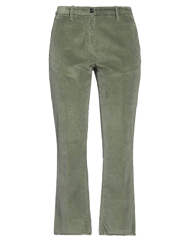 NINE IN THE MORNING Casual trouser Military green 78% Cotton, 20% Modal, 2% Elastane