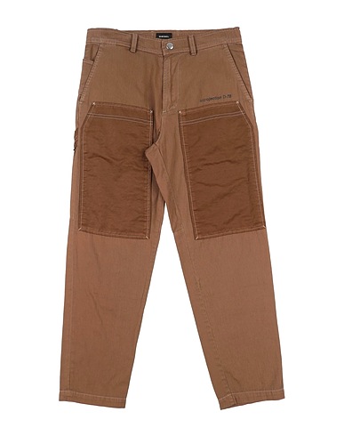 DIESEL Casual παντελόνι Καμηλό 100% Βαμβάκι, Νάιλον