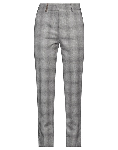 PESERICO Casual trouser Grey 92% Virgin Wool, 4% Polyamide, 3% Polyester, 1% Elastane