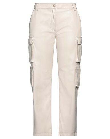 GUESS Casual trouser Ivory 100% Polyurethane