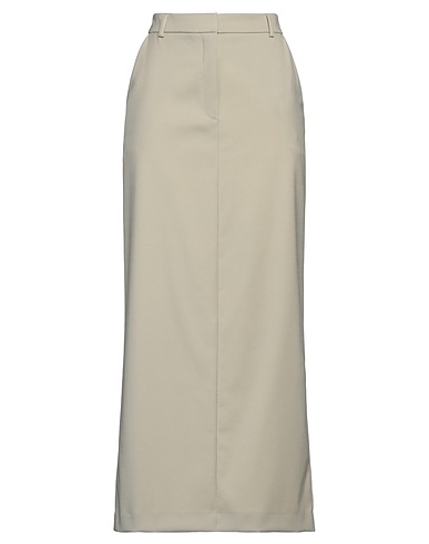 IRO Maxi Skirts Beige 98% Wool, 2% Elastane