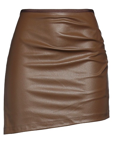 HELMUT LANG Mini skirt Brown 100% Polyester