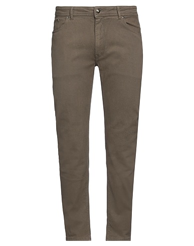 BARMAS Casual trouser Khaki 99% Cotton, 1% Elastane