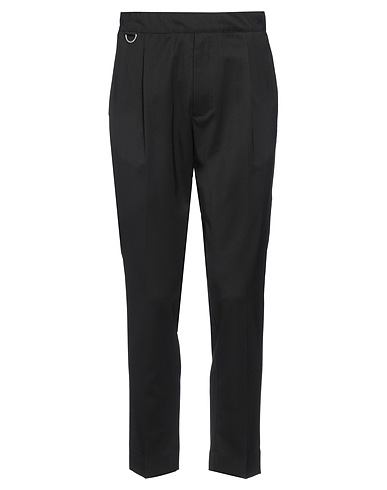 LOW BRAND Casual trouser Black 54% Virgin Wool, 45% Polyester, 1% Elastane